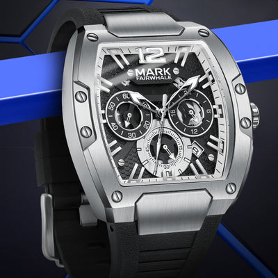Mark Fairwhale Men's Chronograph Watch – Quartz Wristwatch, Perfect Choice combines charm and durability